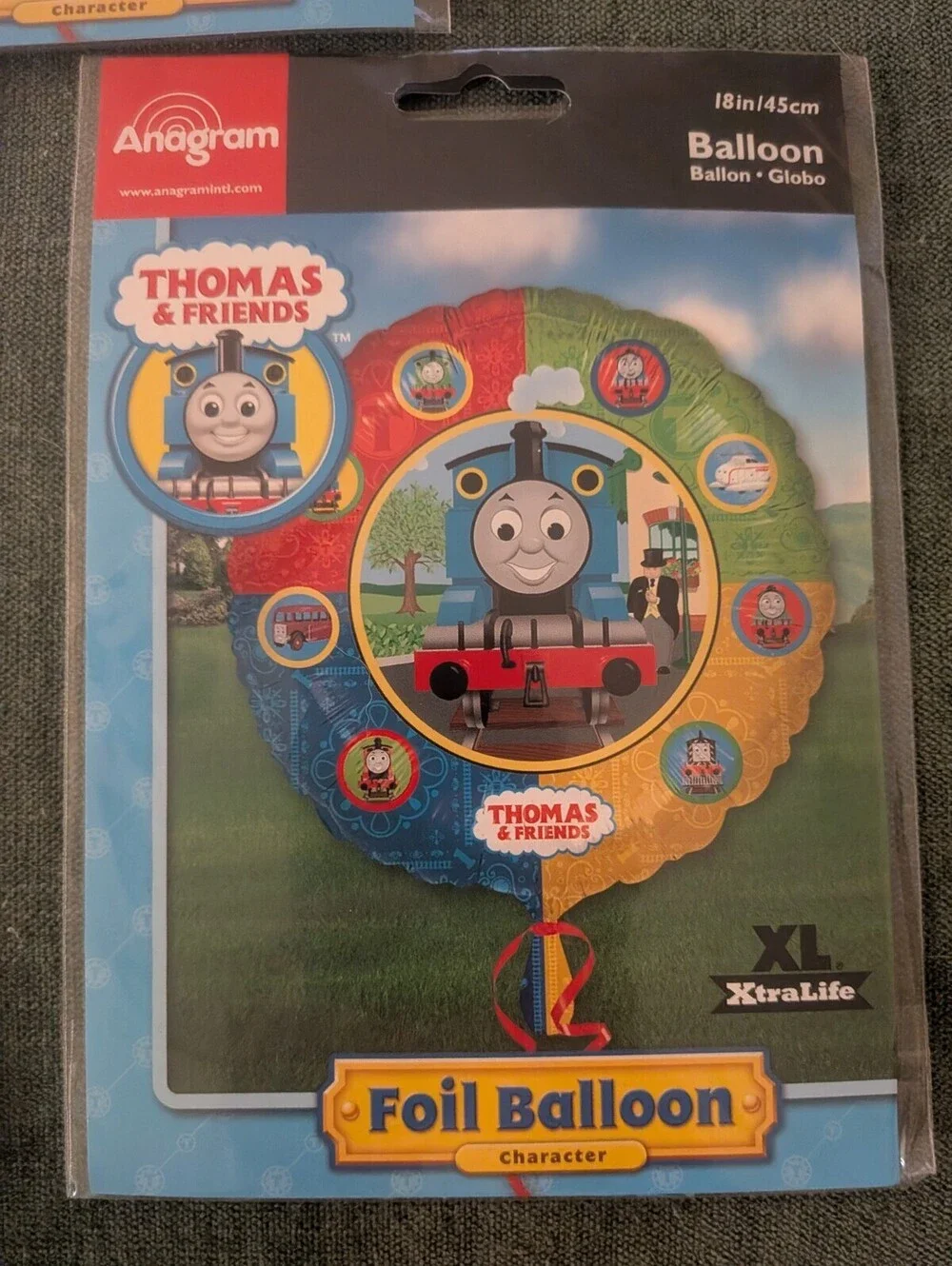 Thomas Train & Friends Anagram XtraLife Foil Mylar Balloon Birthday 18